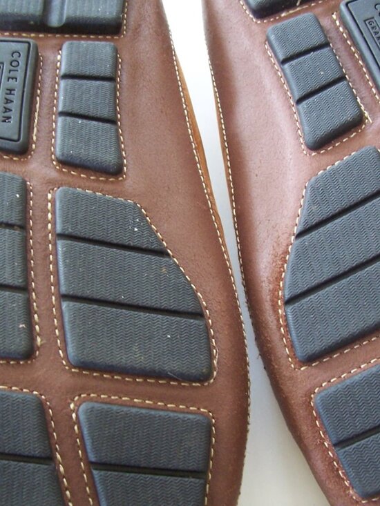 Cole Haan Suede Leather Slipon Driving Shoe Penny Loafer Style Size 8M main image 5